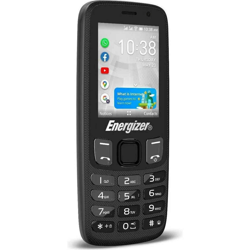 Energizer E242S+ 512MB/4GB Dual Sim 4G 2.4" KaiOS 2000mAh με Κάμερα Μαύρο Energizer E242S+ 512MB/4GB Dual Sim 4G 2.4" KaiOS 2000mAh με Κάμερα Μαύρο