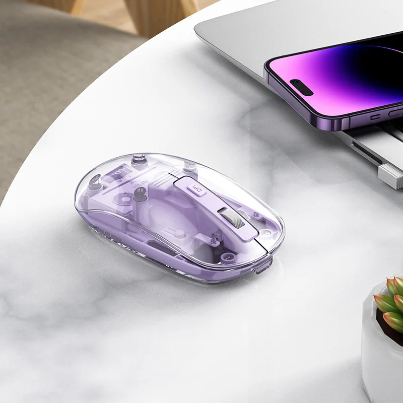 Bluetooth Ποντίκι Hoco GM29 Mysterious Wireless με 4 Πλήκτρα DPI 800-1200-1600 Μωβ Bluetooth Ποντίκι Hoco GM29 Mysterious Wireless με 4 Πλήκτρα DPI 800-1200-1600 Μωβ