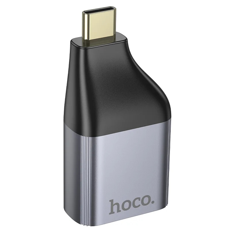 Αντάπτορας Hoco UA34 USB-C σε VGA 2k Γκρι Αντάπτορας Hoco UA34 USB-C σε VGA 2k Γκρι