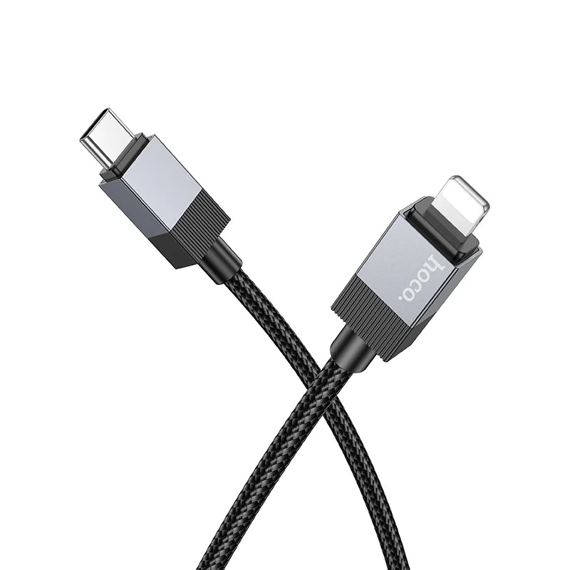 Καλώδιο Hoco X110 Honorific USB-C σε Lightning 27W Braided Μαύρο 1m Καλώδιο Hoco X110 Honorific USB-C σε Lightning 27W Braided Μαύρο 1m