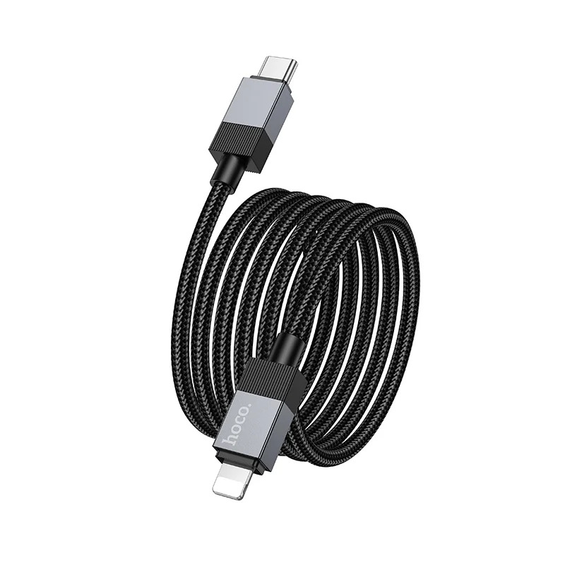 Καλώδιο Hoco X110 Honorific USB-C σε Lightning 27W Braided Μαύρο 1m Καλώδιο Hoco X110 Honorific USB-C σε Lightning 27W Braided Μαύρο 1m
