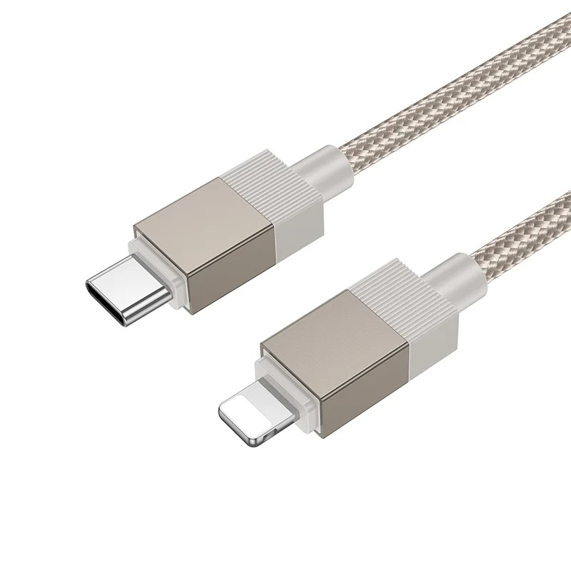 Καλώδιο Hoco X110 Honorific USB-C σε Lightning 27W Braided Χρυσό 1m Καλώδιο Hoco X110 Honorific USB-C σε Lightning 27W Braided Χρυσό 1m