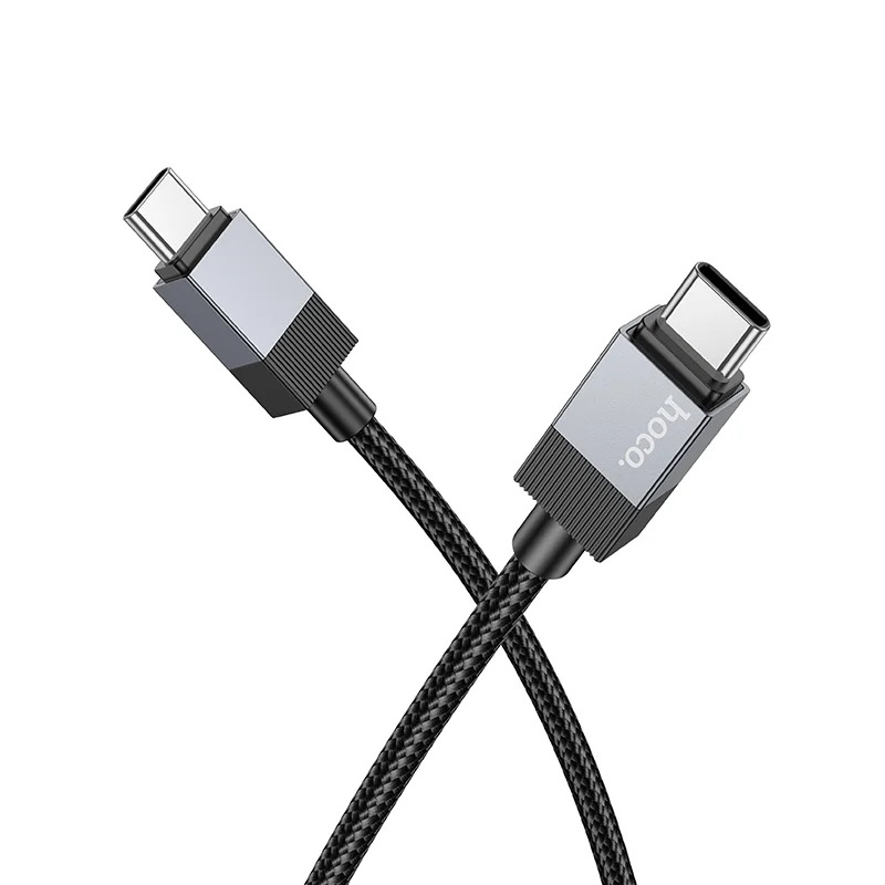 Καλώδιο Hoco X110 Honorific USB-C σε USB-C 60W Braided Μαύρο 1m Καλώδιο Hoco X110 Honorific USB-C σε USB-C 60W Braided Μαύρο 1m