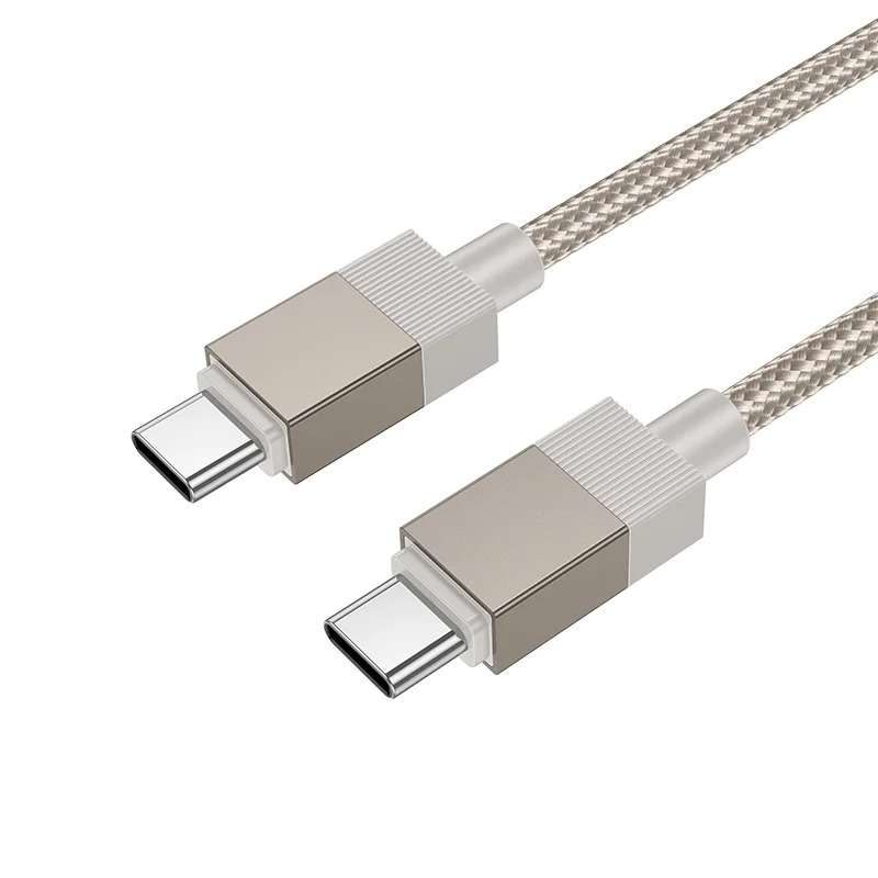 Καλώδιο Hoco X110 Honorific USB-C σε USB-C 60W Braided Χρυσό 1m Καλώδιο Hoco X110 Honorific USB-C σε USB-C 60W Braided Χρυσό 1m