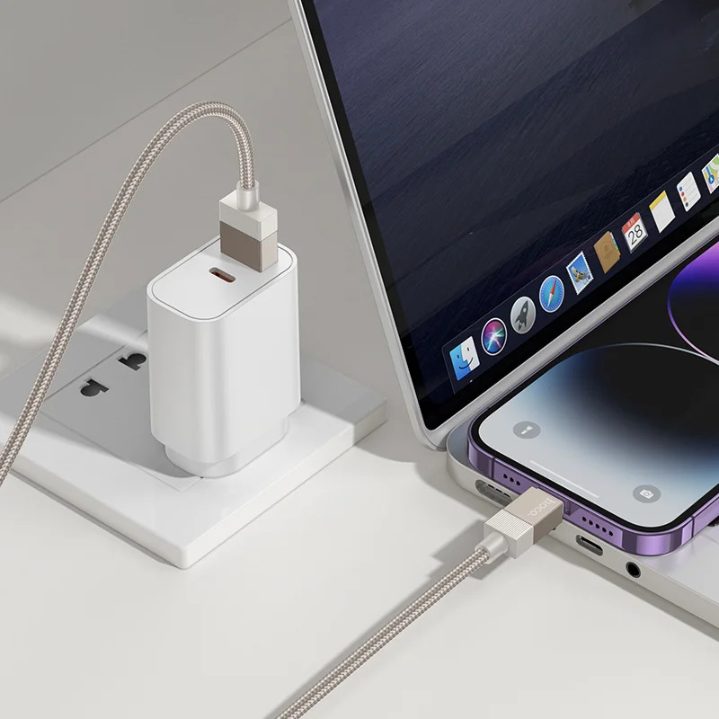 Καλώδιο Hoco X110 Honorific USB-A σε Lightning 2.4A Braided Χρυσό 1m Καλώδιο Hoco X110 Honorific USB-A σε Lightning 2.4A Braided Χρυσό 1m