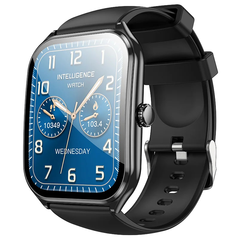 Smartwatch Hoco Y28 IP67 AMOLED Οθόνη 1.96" 200mAh V5.2 με Δυνατότητα Κλήσεων Μαύρο Smartwatch Hoco Y28 IP67 AMOLED Οθόνη 1.96" 200mAh V5.2 με Δυνατότητα Κλήσεων Μαύρο