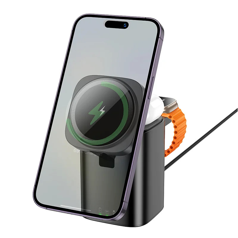 Επιτραπέζια Βάση Ασύρματης Φόρτισης Hoco CQ20 Clever 3-in-1 15W 3A για Φόρτιση Τριών Συσκευών Μαύρη Επιτραπέζια Βάση Ασύρματης Φόρτισης Hoco CQ20 Clever 3-in-1 15W 3A για Φόρτιση Τριών Συσκευών Μαύρη