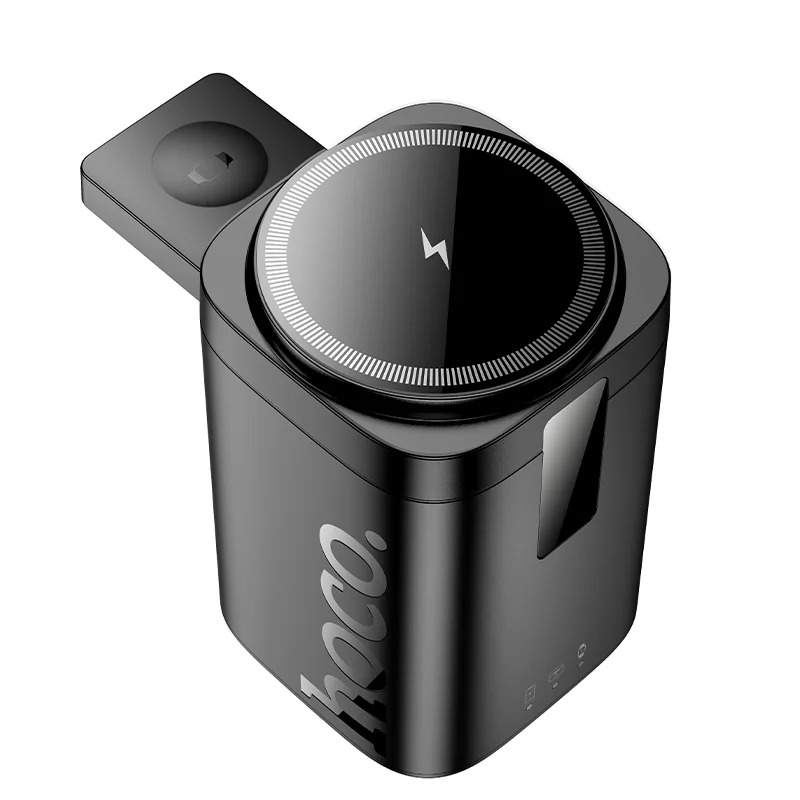 Επιτραπέζια Βάση Ασύρματης Φόρτισης Hoco CQ20 Clever 3-in-1 15W 3A για Φόρτιση Τριών Συσκευών Μαύρη Επιτραπέζια Βάση Ασύρματης Φόρτισης Hoco CQ20 Clever 3-in-1 15W 3A για Φόρτιση Τριών Συσκευών Μαύρη