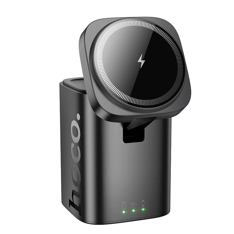 Επιτραπέζια Βάση Ασύρματης Φόρτισης Hoco CQ20 Clever 3-in-1 15W 3A για Φόρτιση Τριών Συσκευών Μαύρη Επιτραπέζια Βάση Ασύρματης Φόρτισης Hoco CQ20 Clever 3-in-1 15W 3A για Φόρτιση Τριών Συσκευών Μαύρη