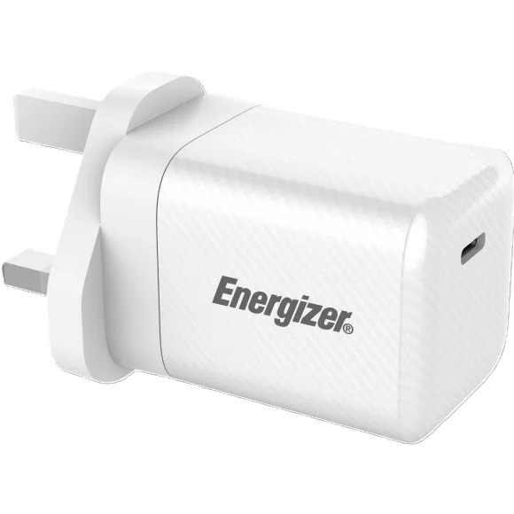 Φορτιστής Ταξιδίου Energizer Fast Charge με USB-C PD45W Λευκός με UK Plug Φορτιστής Ταξιδίου Energizer Fast Charge με USB-C PD45W Λευκός με UK Plug