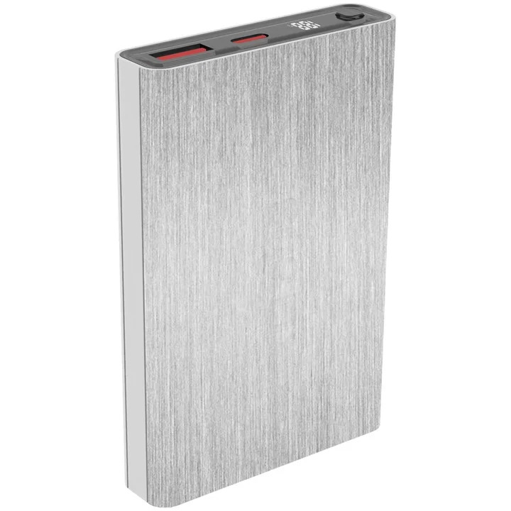 Power Bank Wonder WX10M 10000mAh Ultra Mini με Εξόδους USB-A και USB-C και LED Ένδειξη Μπαταρίας Γκρι Power Bank Wonder WX10M 10000mAh Ultra Mini με Εξόδους USB-A και USB-C και LED Ένδειξη Μπαταρίας Γκρι