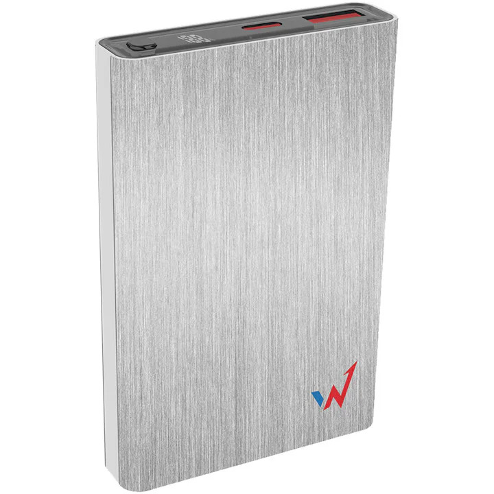 Power Bank Wonder WX10M 10000mAh Ultra Mini με Εξόδους USB-A και USB-C και LED Ένδειξη Μπαταρίας Γκρι Power Bank Wonder WX10M 10000mAh Ultra Mini με Εξόδους USB-A και USB-C και LED Ένδειξη Μπαταρίας Γκρι