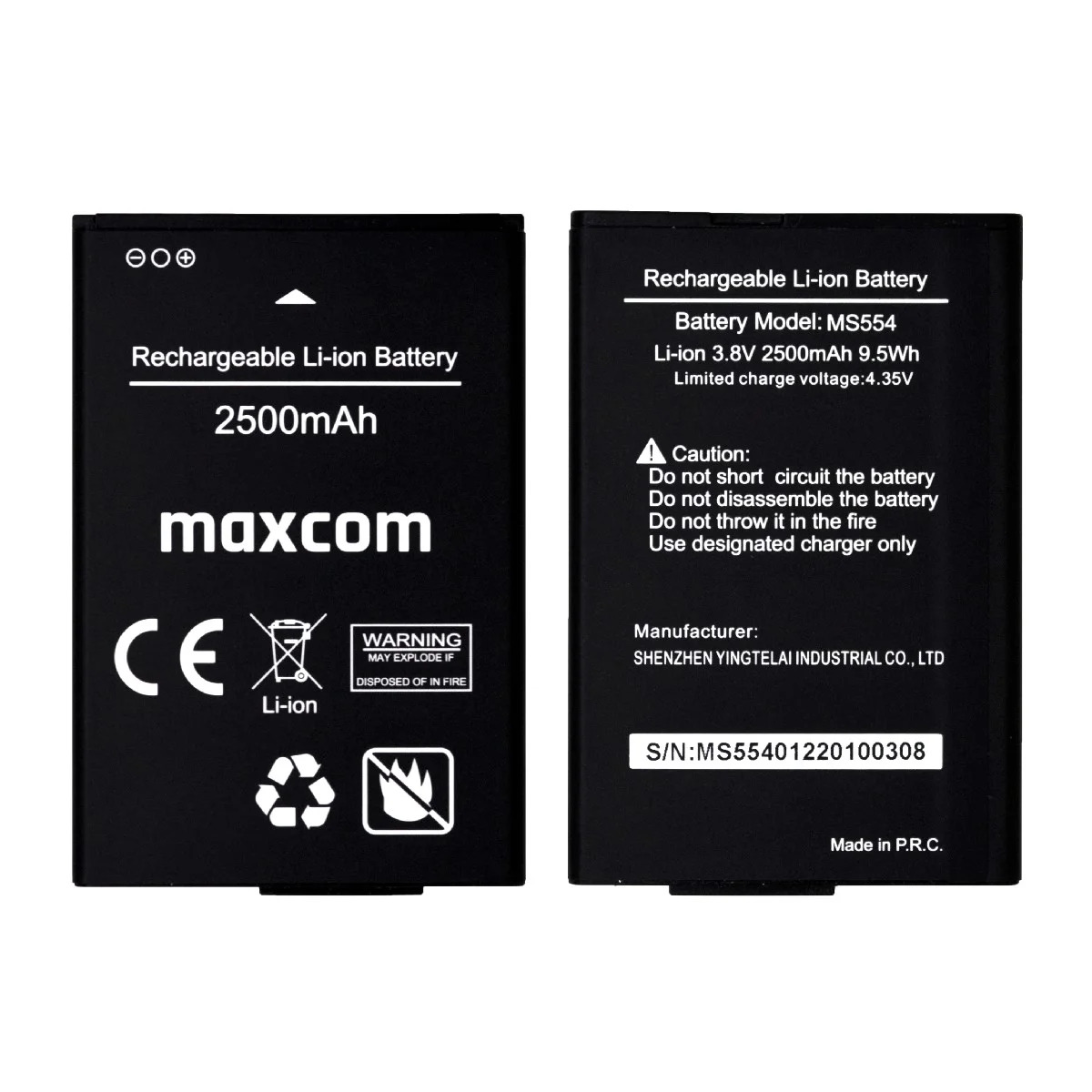 Μπαταρία Maxcom για MS554 Original Bulk Μπαταρία Maxcom για MS554 Original Bulk