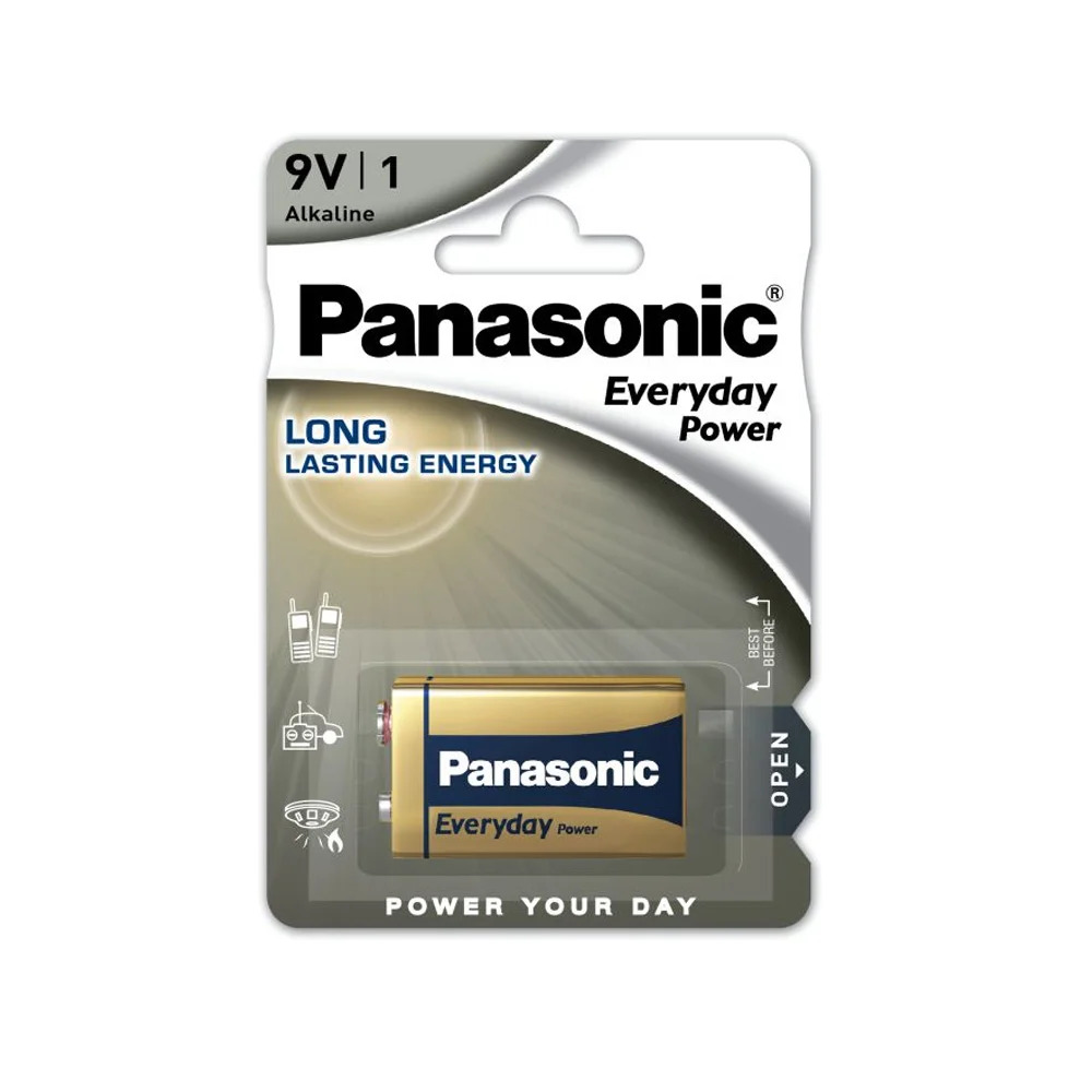Μπαταρία Αλκαλική Panasonic Alcaline Everyday Power 6LF22EPS 6LR61 9V Τεμ. 1 Μπαταρία Αλκαλική Panasonic Alcaline Everyday Power 6LF22EPS 6LR61 9V Τεμ. 1