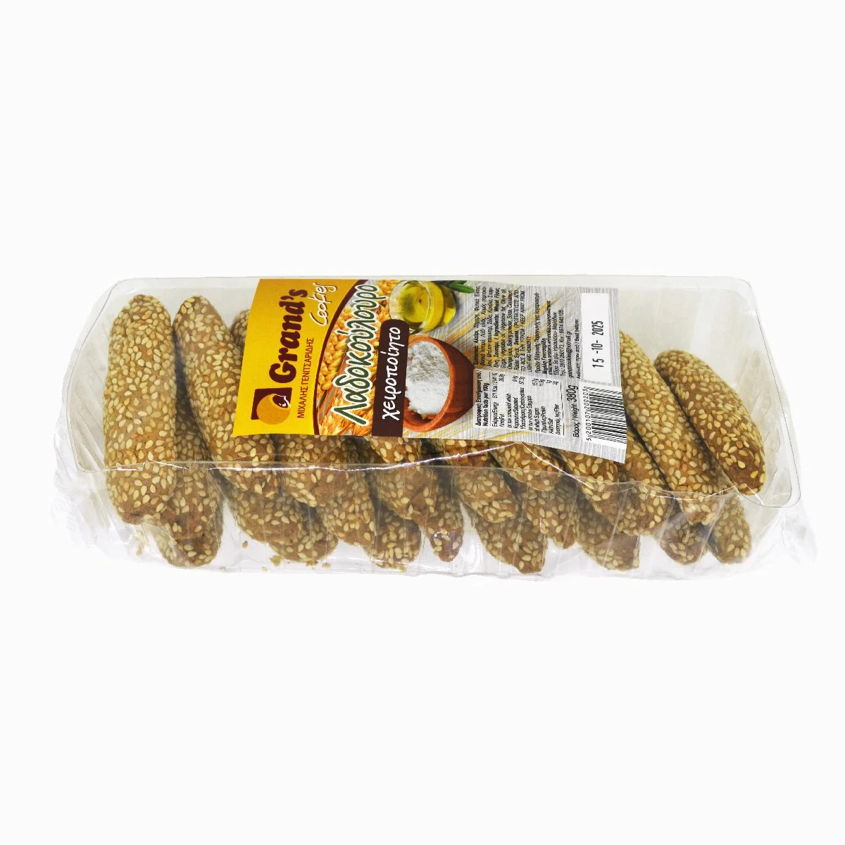 Grand Cookies Παραδοσιακά Χειροποίητα Λαδοκούλουρα 380g Grand Cookies Παραδοσιακά Χειροποίητα Λαδοκούλουρα 380g