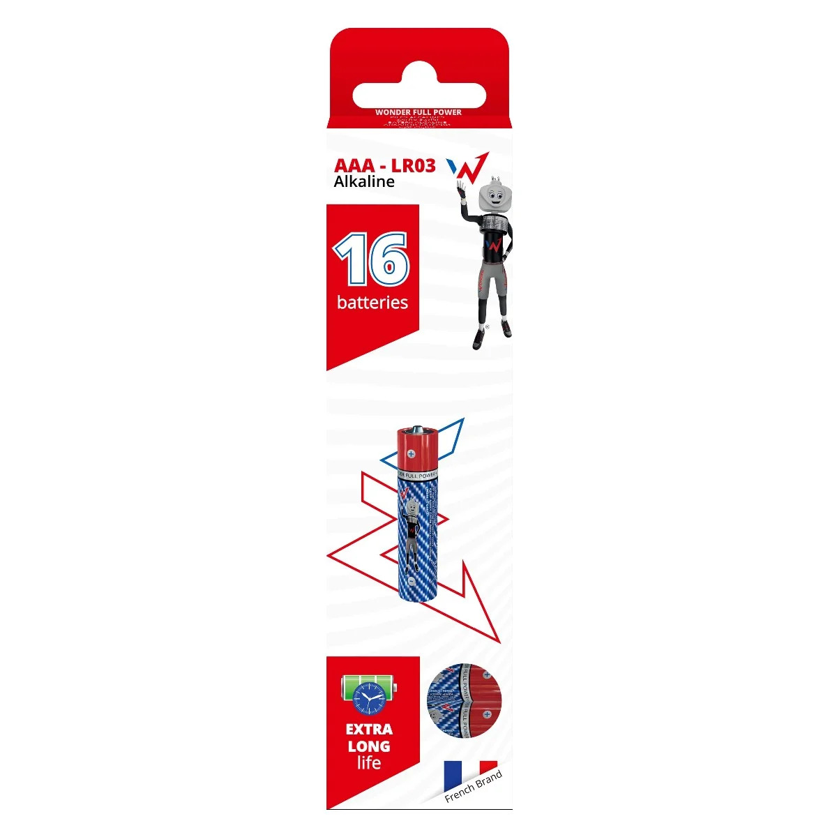 Μπαταρία Αλκαλική Wonder Full Power LR03 size AAA 1.5V Τεμ. 16 Μπαταρία Αλκαλική Wonder Full Power LR03 size AAA 1.5V Τεμ. 16