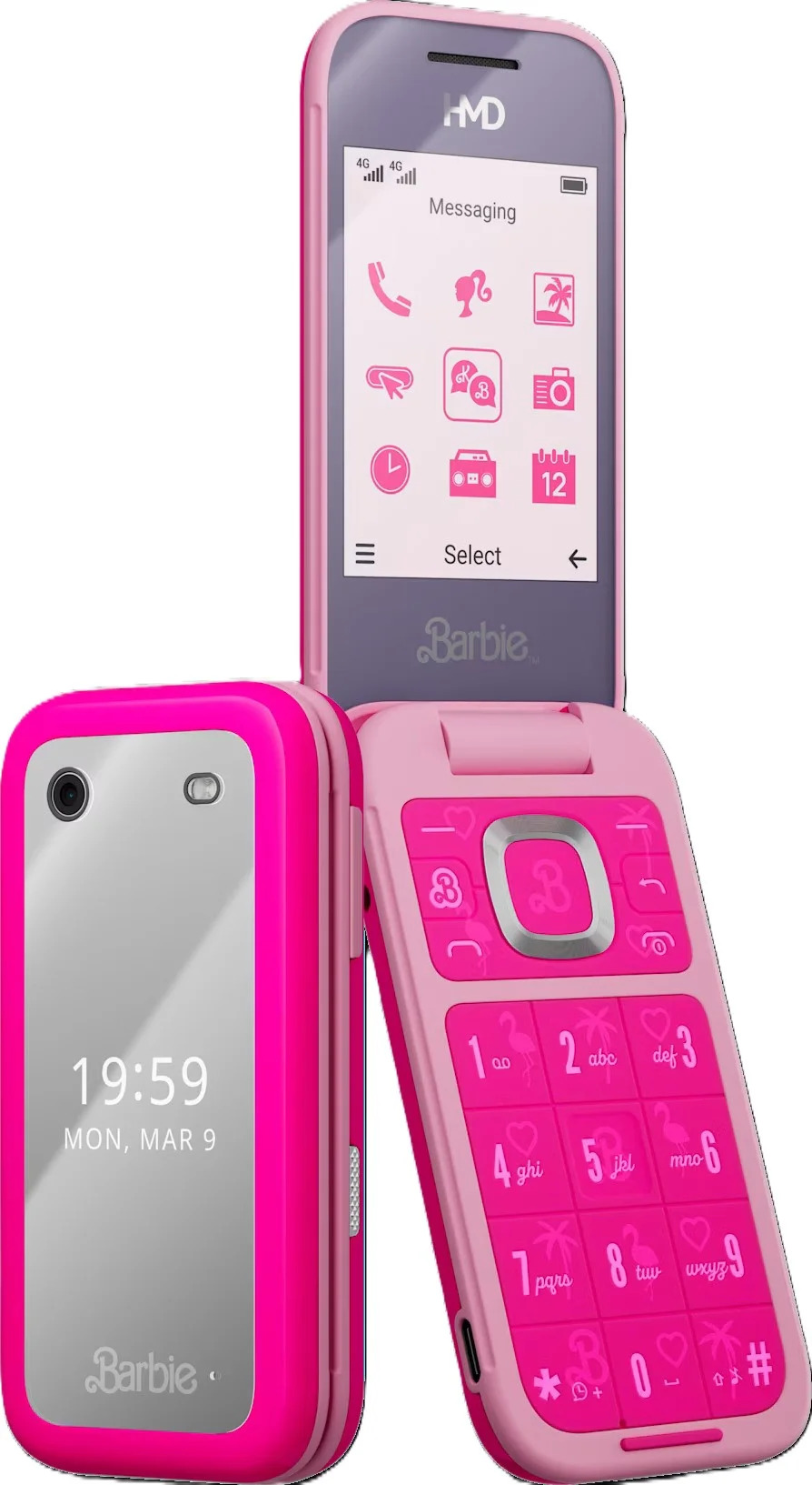 HMD Barbie Phone TA-1681 Dual Sim 4G 2.8" 1450 mAh Ροζ GR HMD Barbie Phone TA-1681 Dual Sim 4G 2.8" 1450 mAh Ροζ GR