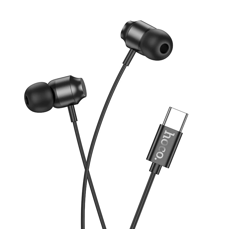 Hands Free Hoco M122 Power Earphones Stereo USB-C με Μικρόφωνο και Πλήκτρο Λειτουργίας 1.2m Μαύρα Συμβατά με Συσκευές USB-C Hands Free Hoco M122 Power Earphones Stereo USB-C με Μικρόφωνο και Πλήκτρο Λειτουργίας 1.2m Μαύρα Συμβατά με Συσκευές USB-C