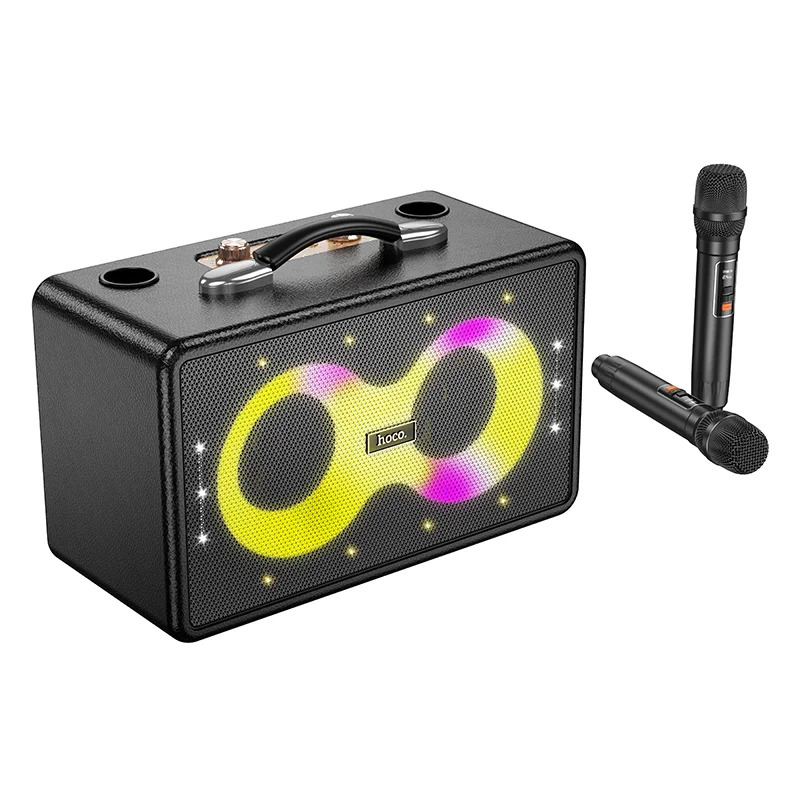 Φορητό Ηχείο Hoco HA8 Ave 40W BT V5.4 TF CARD AUX USB 3000mAh και 2 Ασύρματα Μικρόφωνα Φορητό Ηχείο Hoco HA8 Ave 40W BT V5.4 TF CARD AUX USB 3000mAh και 2 Ασύρματα Μικρόφωνα