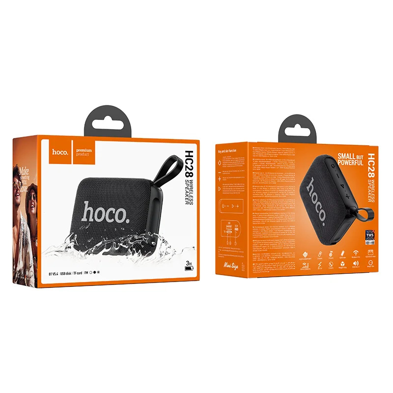 Φορητό Ηχείο Wireless Hoco HC28 Melody Sports BT 5.4 1200mAh 8W με FM, TF card, USB, AUX Μαύρο Φορητό Ηχείο Wireless Hoco HC28 Melody Sports BT 5.4 1200mAh 8W με FM, TF card, USB, AUX Μαύρο