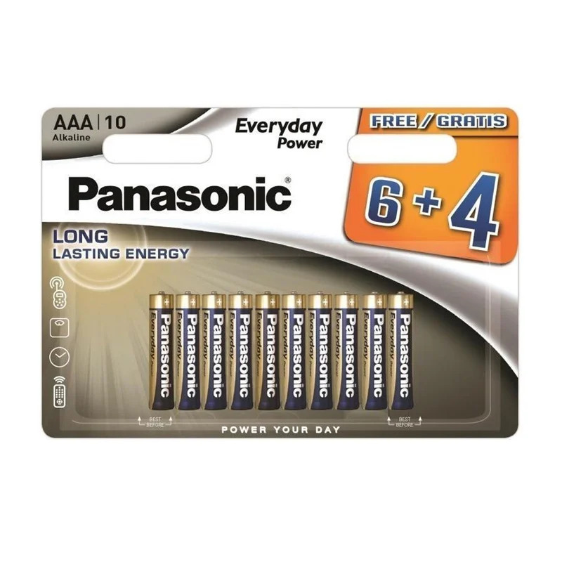 Μπαταρία Panasonic Everyday Power LR03EPS/10BW size AAA Τεμ. 6+4 Μπαταρία Panasonic Everyday Power LR03EPS/10BW size AAA Τεμ. 6+4