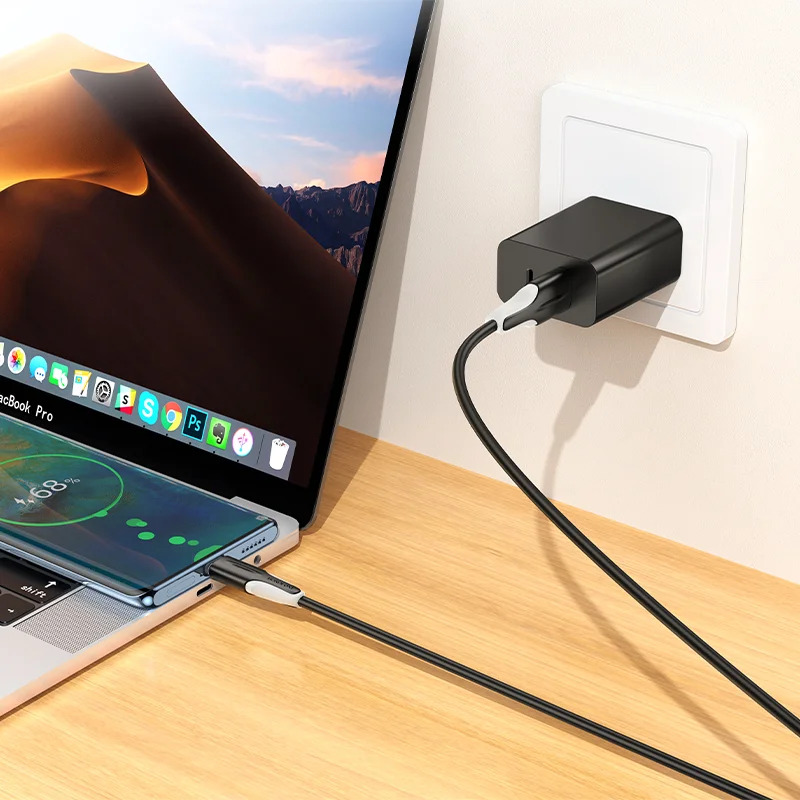 Καλώδιο Borofone BX119 USB σε USB-C 3A Μαύρο 1m Καλώδιο Borofone BX119 USB σε USB-C 3A Μαύρο 1m