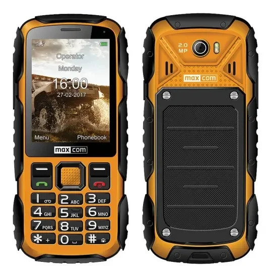 Maxcom MM920 L 2.8" Water-dust proof IP67 με Φακό, Ραδιόφωνο (Λειτουργεί χωρίς Handsfree) και Κάμερα Πορτοκαλί - Μαύρο Maxcom MM920 L 2.8" Water-dust proof IP67 με Φακό, Ραδιόφωνο (Λειτουργεί χωρίς Handsfree) και Κάμερα Πορτοκαλί - Μαύρο