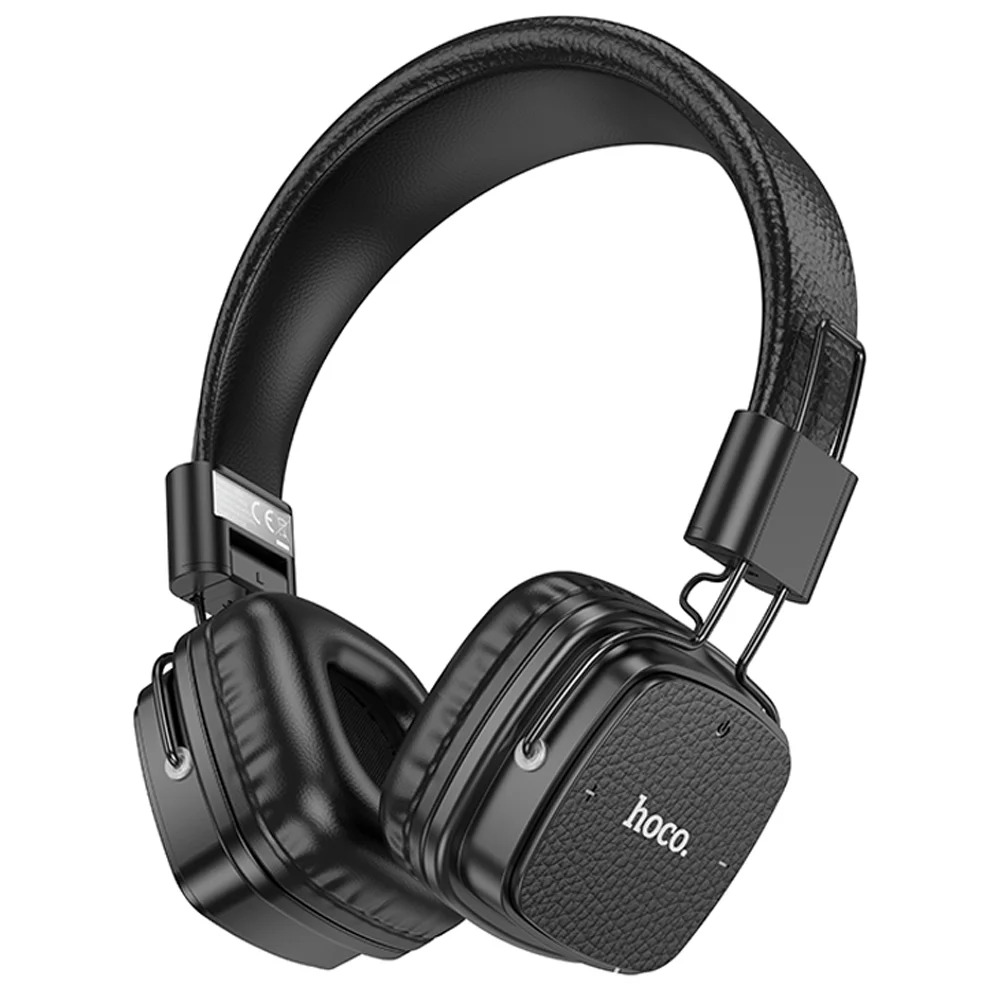 Wireless Ακουστικά Stereo Hoco W56 Earl V5.4 250mAh με AUX και Μικρόφωνο Μαύρα Wireless Ακουστικά Stereo Hoco W56 Earl V5.4 250mAh με AUX και Μικρόφωνο Μαύρα