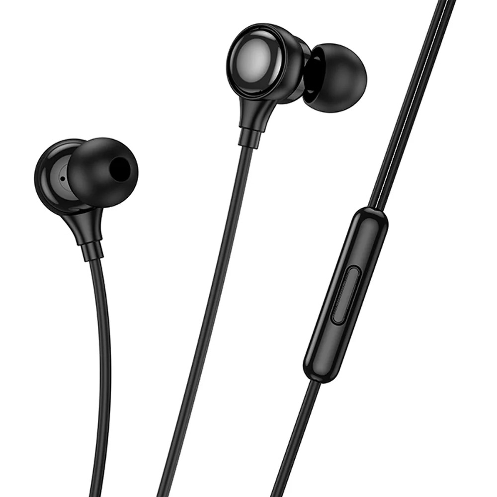 Hands Free Hoco M116 Benevolent με Μικρόφωνο, Βύσμα Lightning Μαύρα 1.2m Hands Free Hoco M116 Benevolent με Μικρόφωνο, Βύσμα Lightning Μαύρα 1.2m