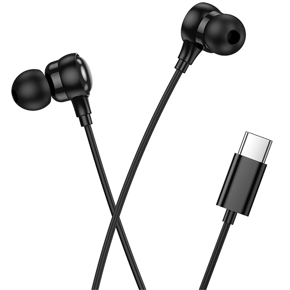 Hands Free Hoco M116 Benevolent Stereo USB-C με Μικρόφωνο 1.2m Μαύρα Συμβατά με Όλες τις USB-C Συσκευές Hands Free Hoco M116 Benevolent Stereo USB-C με Μικρόφωνο 1.2m Μαύρα Συμβατά με Όλες τις USB-C Συσκευές