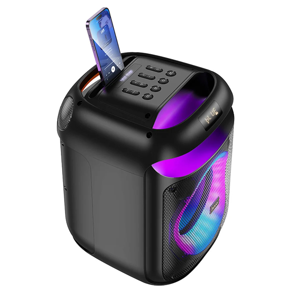 Φορητό Ηχείο Wireless Hoco HA13 Ramon TWS BT V5.4 60W 4000mAh USB 3.5mm Micro SD με Αασύρματα Μικρόφωνα και Φωτισμό Φορητό Ηχείο Wireless Hoco HA13 Ramon TWS BT V5.4 60W 4000mAh USB 3.5mm Micro SD με Αασύρματα Μικρόφωνα και Φωτισμό