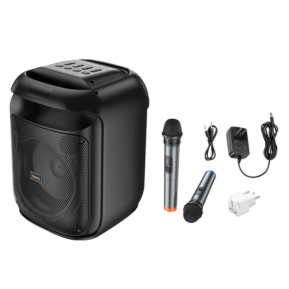 Φορητό Ηχείο Wireless Hoco HA13 Ramon TWS BT V5.4 60W 4000mAh USB 3.5mm Micro SD με Αασύρματα Μικρόφωνα και Φωτισμό Φορητό Ηχείο Wireless Hoco HA13 Ramon TWS BT V5.4 60W 4000mAh USB 3.5mm Micro SD με Αασύρματα Μικρόφωνα και Φωτισμό