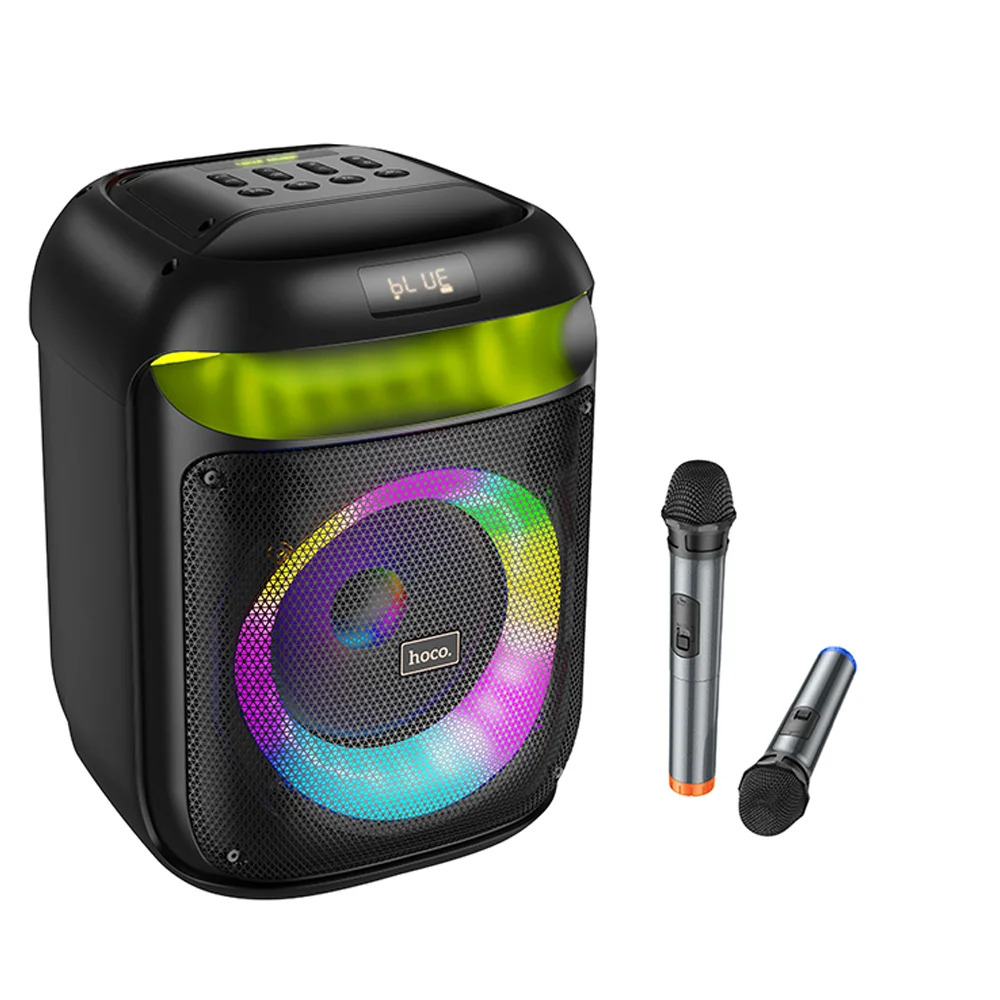 Φορητό Ηχείο Wireless Hoco HA13 Ramon TWS BT V5.4 60W 4000mAh USB 3.5mm Micro SD με Αασύρματα Μικρόφωνα και Φωτισμό Φορητό Ηχείο Wireless Hoco HA13 Ramon TWS BT V5.4 60W 4000mAh USB 3.5mm Micro SD με Αασύρματα Μικρόφωνα και Φωτισμό