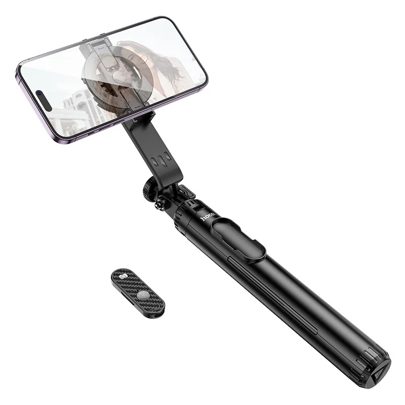 Selfie Stick Hoco K25 Sherkhan Live Broadcast και Τρίποδο για Συσκευές 4.5"- 7" 55mAh Ύψος 1.5m Μαύρο Selfie Stick Hoco K25 Sherkhan Live Broadcast και Τρίποδο για Συσκευές 4.5"- 7" 55mAh Ύψος 1.5m Μαύρο