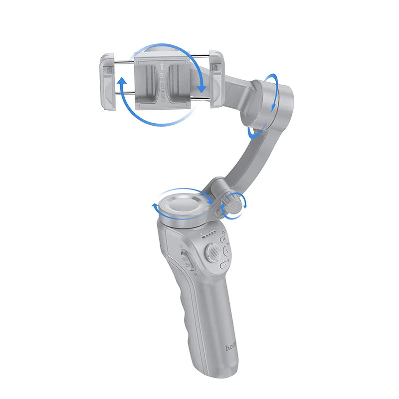 Gimbal Hoco K24 για Συσκευές 4.5"- 7" 3600mAh V5.2 με Σταθεροποιητή 3 Αξόνων Γκρι Gimbal Hoco K24 για Συσκευές 4.5"- 7" 3600mAh V5.2 με Σταθεροποιητή 3 Αξόνων Γκρι