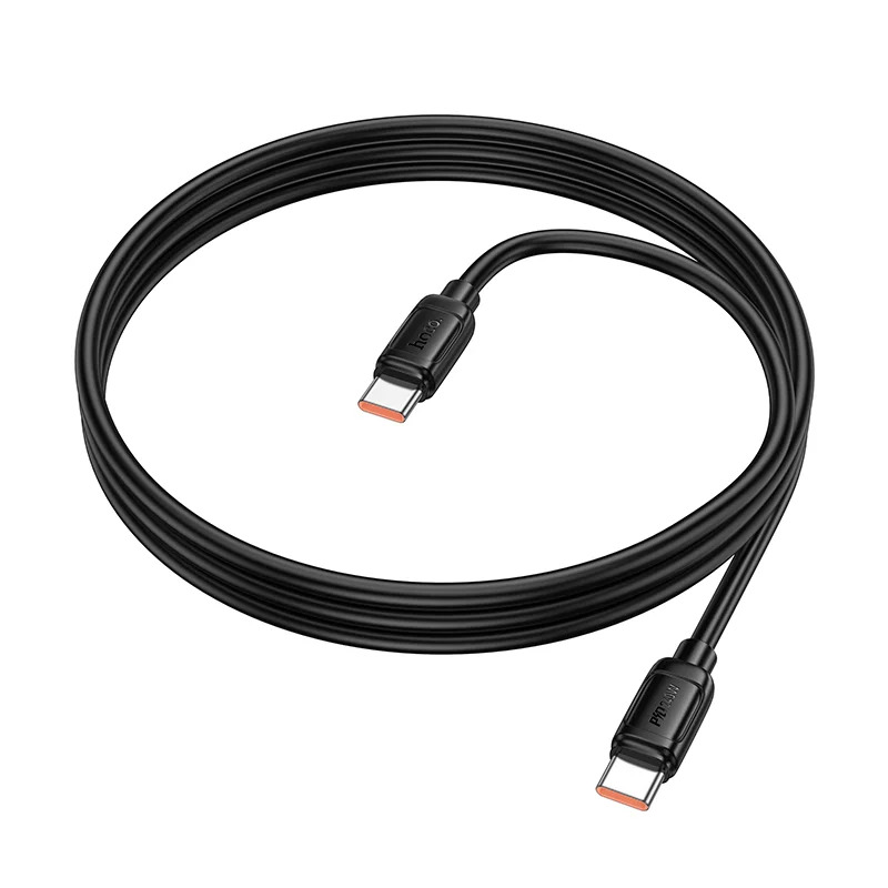 Καλώδιο σύνδεσης Hoco X115 Surpass USB-C σε USB-C 240W 5A Fast Charging Μαύρο 1m Καλώδιο σύνδεσης Hoco X115 Surpass USB-C σε USB-C 240W 5A Fast Charging Μαύρο 1m