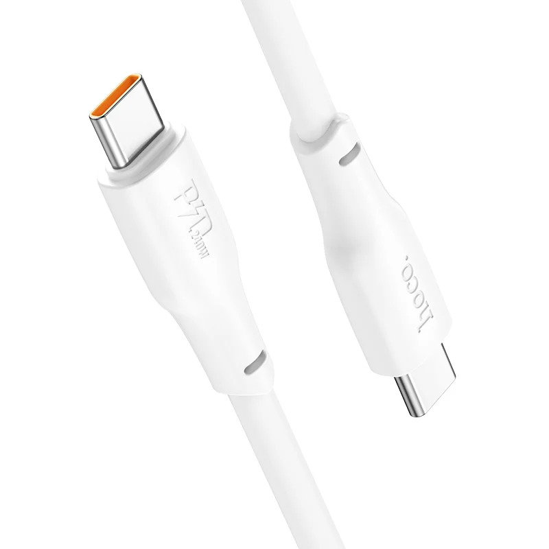 Καλώδιο σύνδεσης Hoco X93 Force USB-C σε USB-C 240W PD 5A για Γρήγορη Φόρτιση Λευκο 2m Καλώδιο σύνδεσης Hoco X93 Force USB-C σε USB-C 240W PD 5A για Γρήγορη Φόρτιση Λευκο 2m
