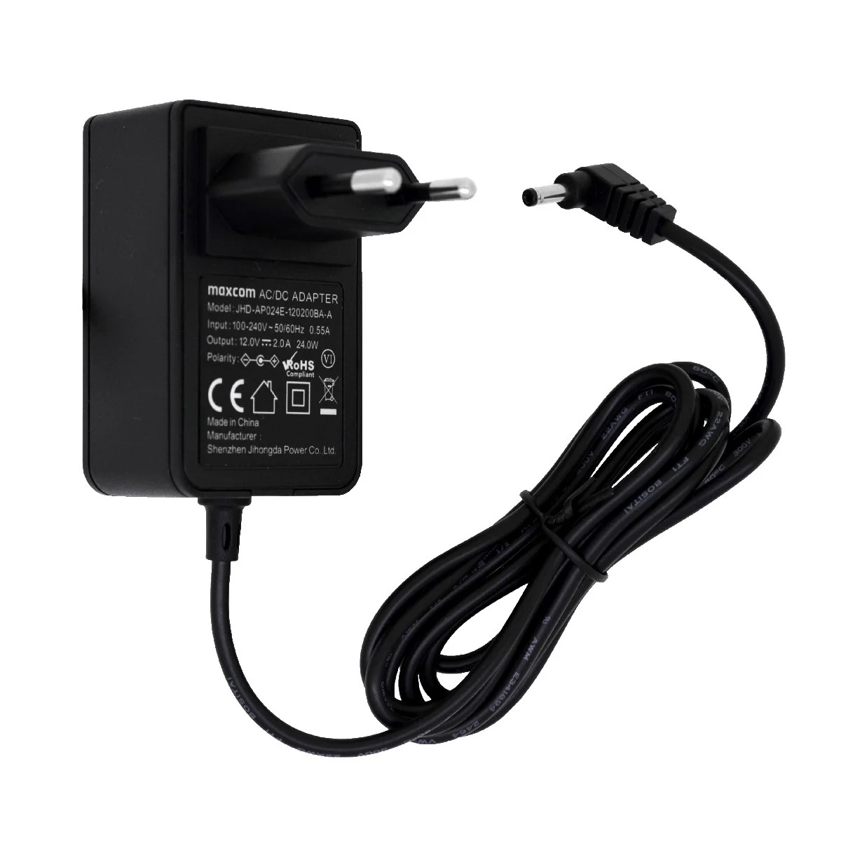 Τροφοδοτικό Maxcom mBook 12V 2.0A 24W 1.2m Τροφοδοτικό Maxcom mBook 12V 2.0A 24W 1.2m