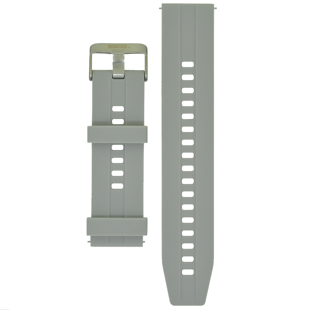 Ανταλλακτικό Watchband Hoco 20mm Universal Γκρι Silicon Band Ανταλλακτικό Watchband Hoco 20mm Universal Γκρι Silicon Band