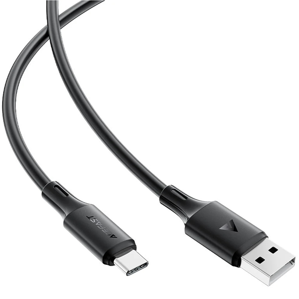Καλώδιο Σύνδεσης Acefast C17-04 USB-A σε USB-C 3A Fast Charge USB2.0 Silicon Μαύρο 1.2m. Καλώδιο Σύνδεσης Acefast C17-04 USB-A σε USB-C 3A Fast Charge USB2.0 Silicon Μαύρο 1.2m.