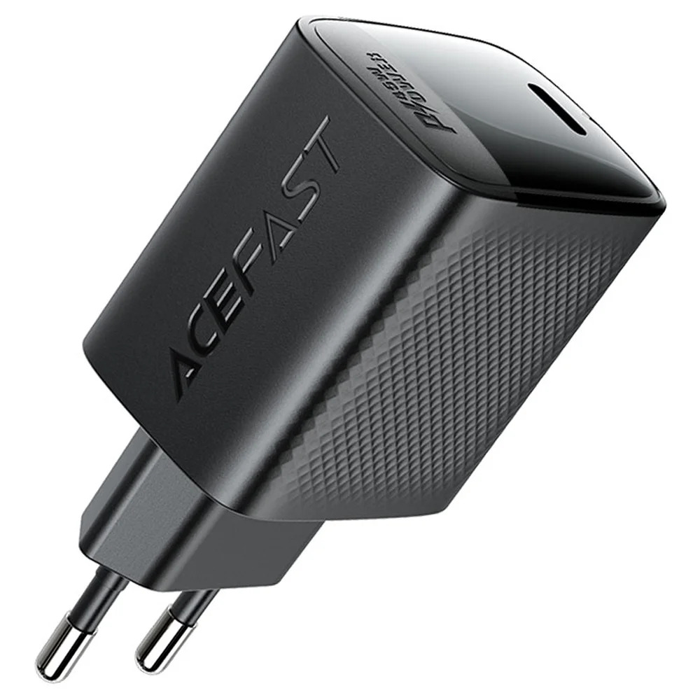 Φορτιστής Ταξιδίου Acefast A112 Fast Charging USB-C PD45W QC3.0 GaN Μαύρος Φορτιστής Ταξιδίου Acefast A112 Fast Charging USB-C PD45W QC3.0 GaN Μαύρος
