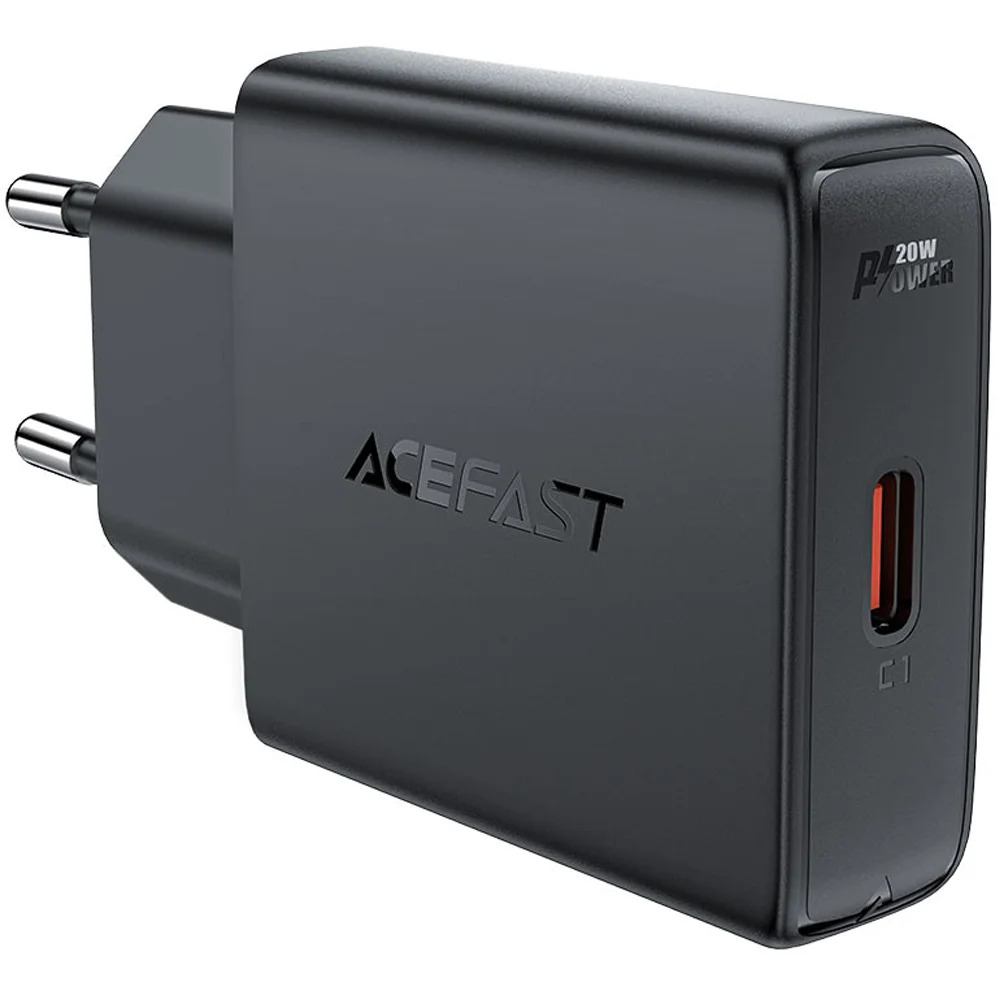 Φορτιστής Ταξιδίου Acefast A65 Ultra Thin Fast Charging 1xUSB-C PD20W QC3.0 GaN Μαύρος Φορτιστής Ταξιδίου Acefast A65 Ultra Thin Fast Charging 1xUSB-C PD20W QC3.0 GaN Μαύρος