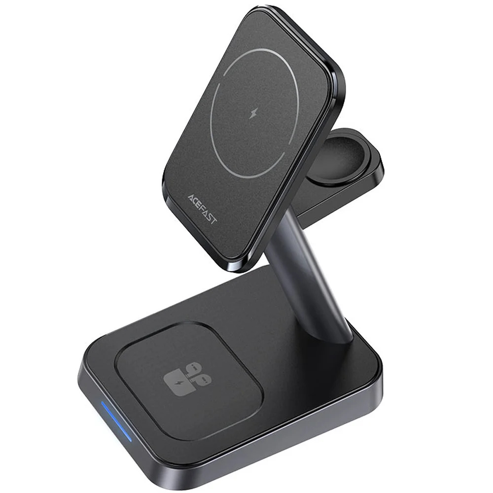 Επιτραπέζια Βάση Ασύρματης Φόρτισης Acefast E3 3-σε-1 15W με LED Ένδειξη για Φόρτιση 3 Συσκευών Μαύρη Επιτραπέζια Βάση Ασύρματης Φόρτισης Acefast E3 3-σε-1 15W με LED Ένδειξη για Φόρτιση 3 Συσκευών Μαύρη