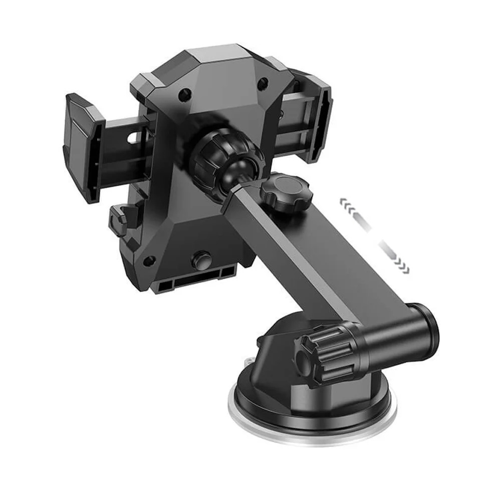 Βάση Στήριξης Αυτοκινήτου Hoco DCA17 Armor 360° για Συσκευές 4"-7" με Επεκτεινόμενο Βραχίονα Μαύρη Βάση Στήριξης Αυτοκινήτου Hoco DCA17 Armor 360° για Συσκευές 4"-7" με Επεκτεινόμενο Βραχίονα Μαύρη