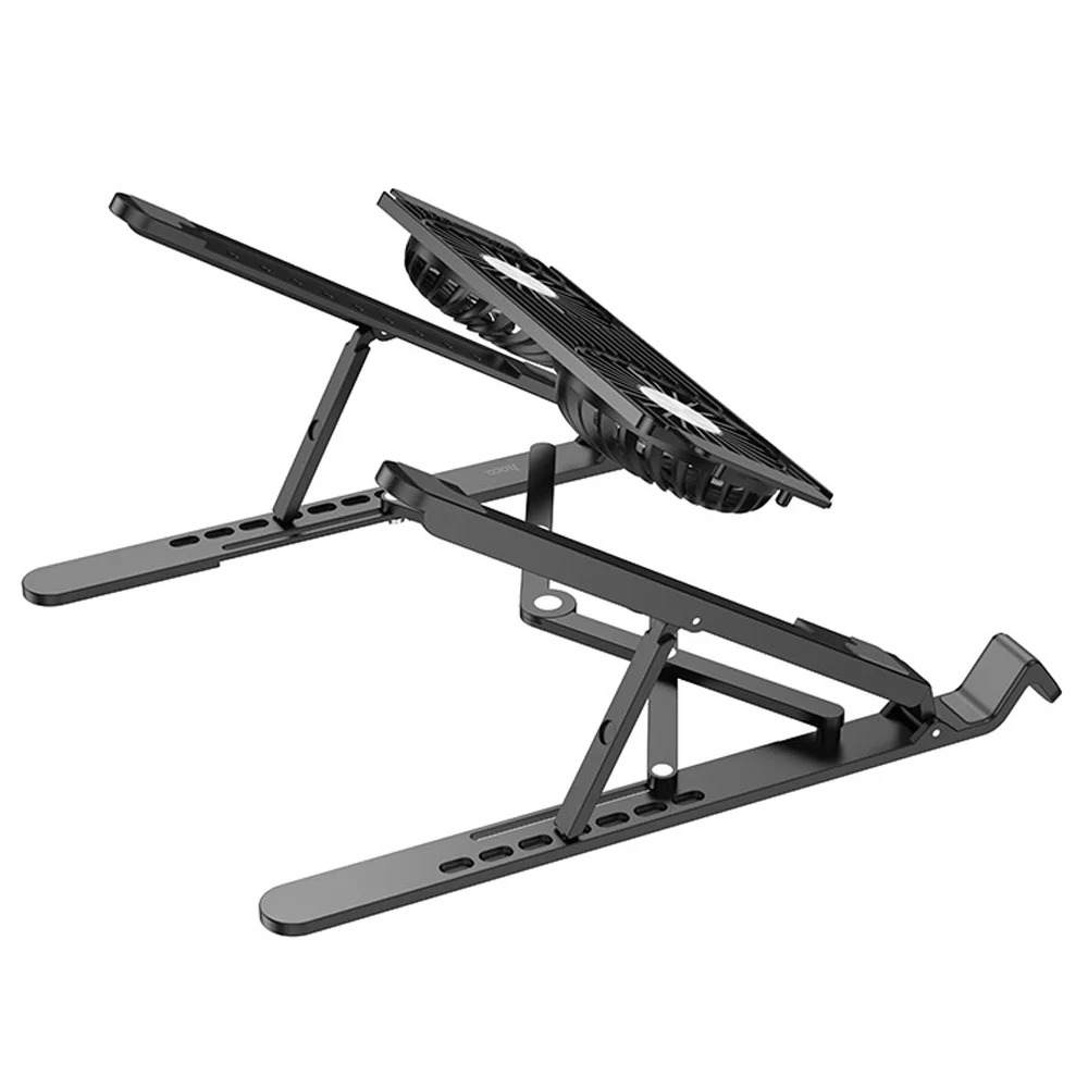 Laptop Cooler Hoco DH17 Μαύρο με Φωτισμό και 2 Ανεμιστηράκια για Φορητούς Υπολογιστές έως 17.3" Laptop Cooler Hoco DH17 Μαύρο με Φωτισμό και 2 Ανεμιστηράκια για Φορητούς Υπολογιστές έως 17.3"