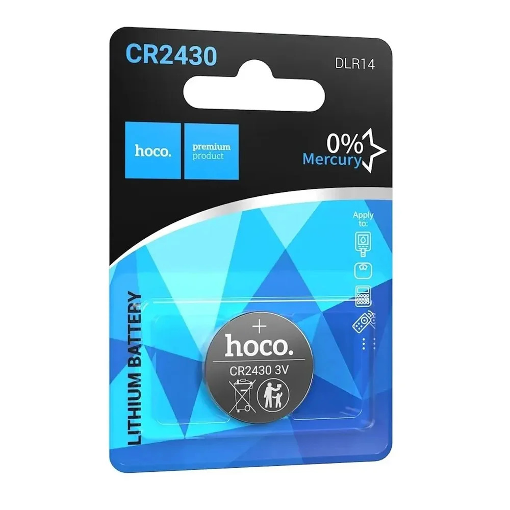 Buttoncell Lithium Hoco DLR14 CR2430 Τεμ. 1 Buttoncell Lithium Hoco DLR14 CR2430 Τεμ. 1