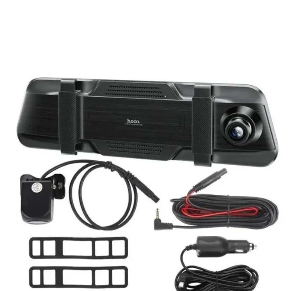 Καταγραφική Κάμερα Αυτοκινήτου Hoco DI36 1080p Full HD Ultra Wide Γωνία Λήψης 145° 9.66" Οθόνη Αφής και 720p Rear Camera Καταγραφική Κάμερα Αυτοκινήτου Hoco DI36 1080p Full HD Ultra Wide Γωνία Λήψης 145° 9.66" Οθόνη Αφής και 720p Rear Camera