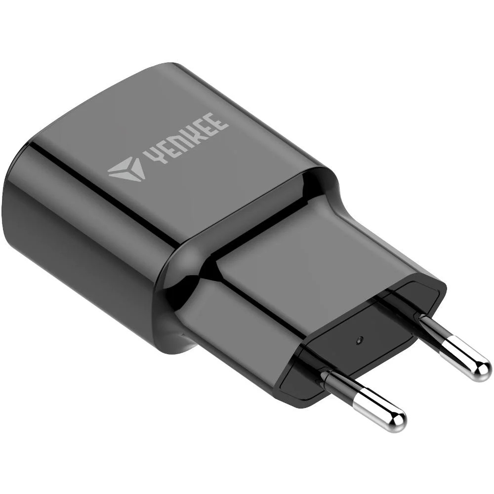 Φορτιστής Ταξιδίου Yenkee YAC 4600 12W USB-A 5V/2.4 A με Καλώδιο USB-A σε Lightning Apple Certified MFi Braided Μαύρο 1m Φορτιστής Ταξιδίου Yenkee YAC 4600 12W USB-A 5V/2.4 A με Καλώδιο USB-A σε Lightning Apple Certified MFi Braided Μαύρο 1m
