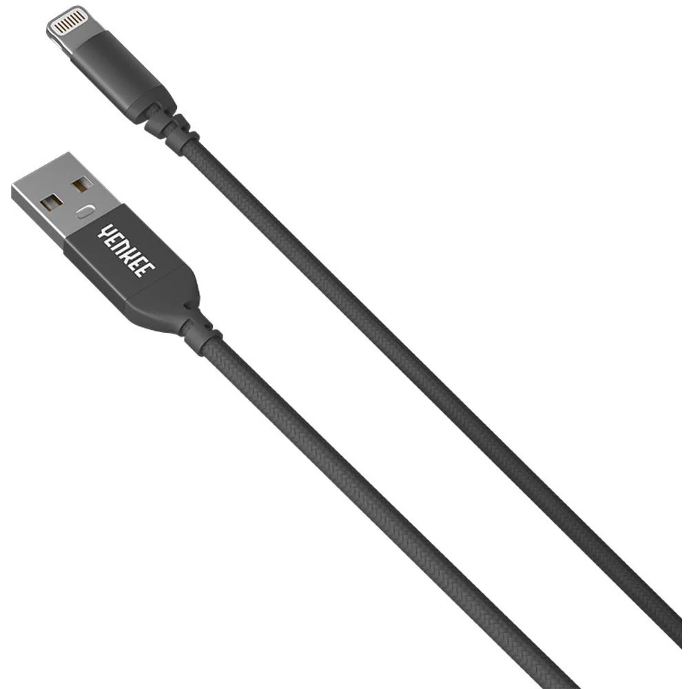 Φορτιστής Ταξιδίου Yenkee YAC 4600 12W USB-A 5V/2.4 A με Καλώδιο USB-A σε Lightning Apple Certified MFi Braided Μαύρο 1m Φορτιστής Ταξιδίου Yenkee YAC 4600 12W USB-A 5V/2.4 A με Καλώδιο USB-A σε Lightning Apple Certified MFi Braided Μαύρο 1m