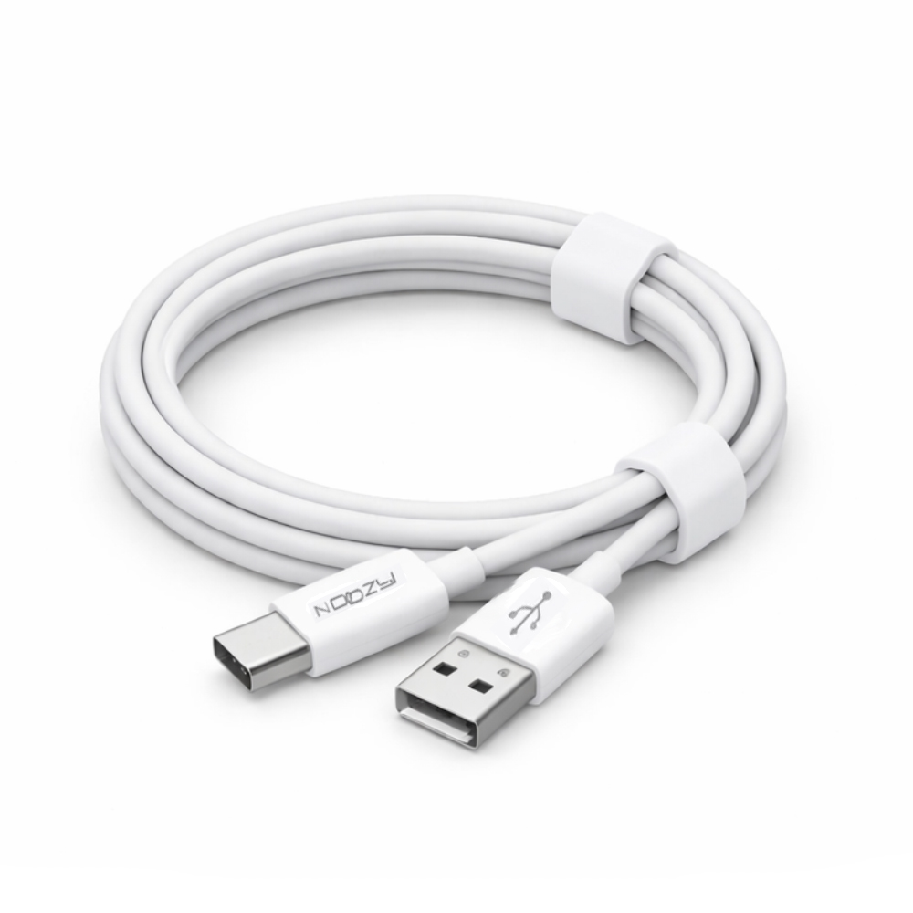 Καλώδιο Σύνδεσης και Φόρτισης Noozy Flow E44 USB-A σε USB-C 3A Λευκό 1m Καλώδιο Σύνδεσης και Φόρτισης Noozy Flow E44 USB-A σε USB-C 3A Λευκό 1m